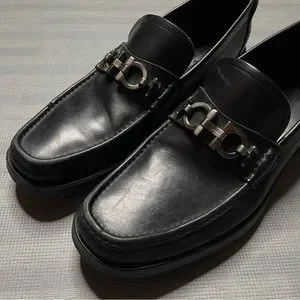Salvatore Ferragamo Mens Black “David” Gancini Bit Loafer (Size 8.5 EE) FERRAGAMO David Bit Loafer | Shopbop main image 3